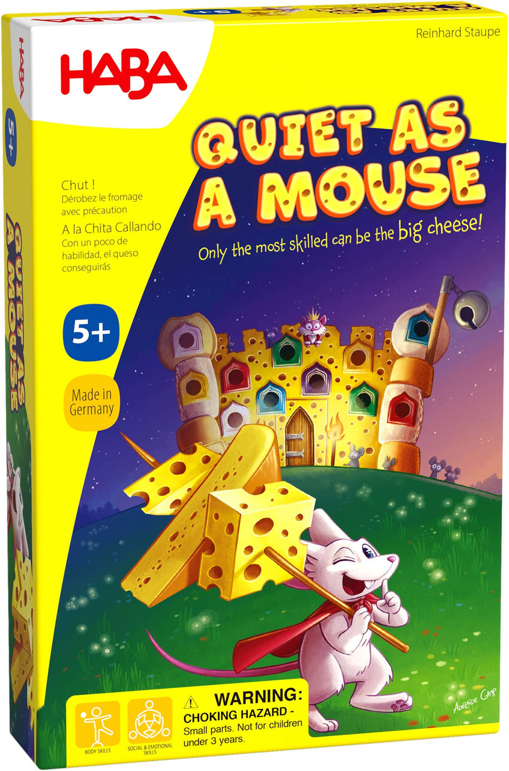 HABA Quiet as a Mouse - Board Game - Elves & the Shoemaker