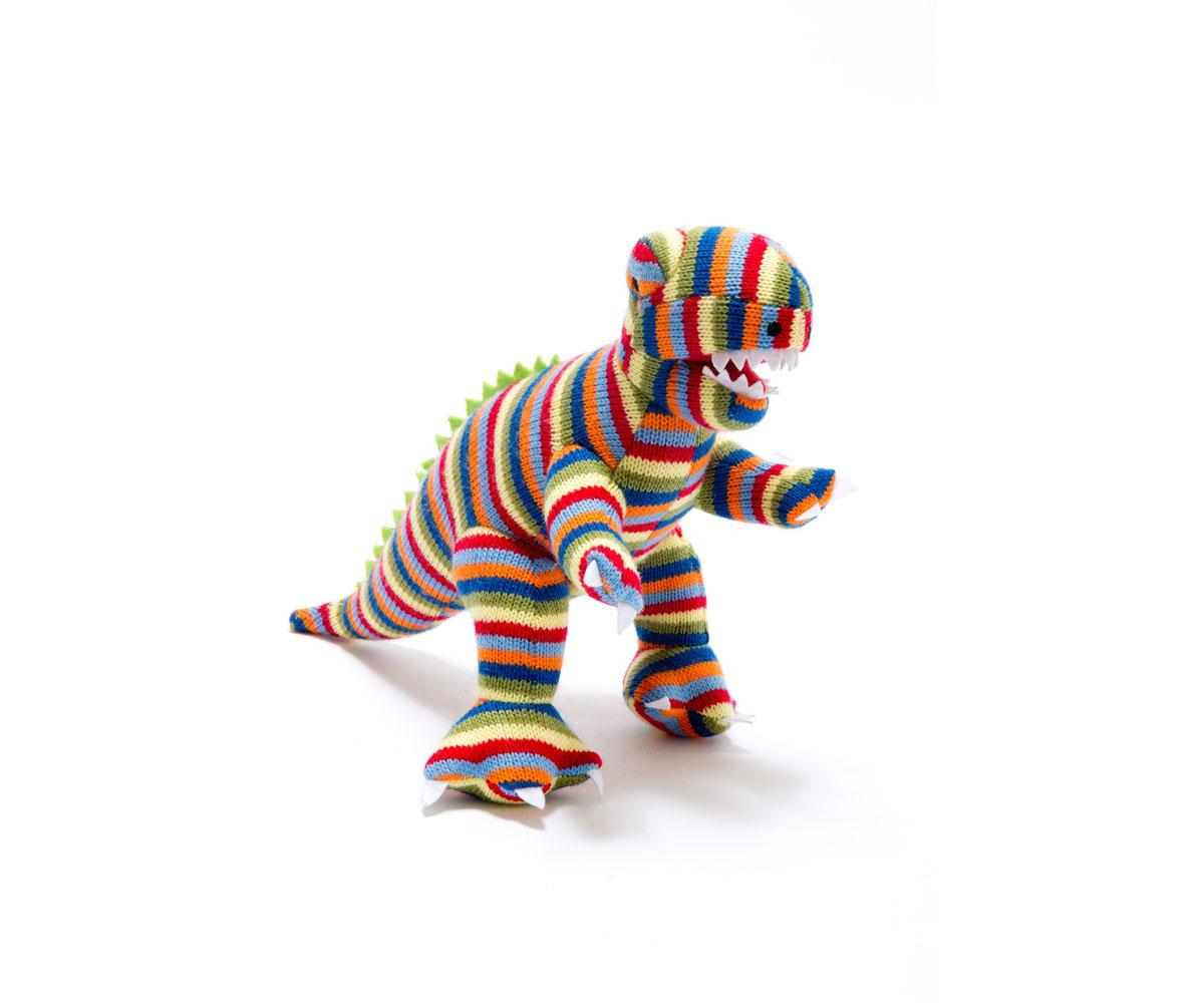 Best Years Bright Knitted T-Rex Dinosaur - Elves & the Shoemaker