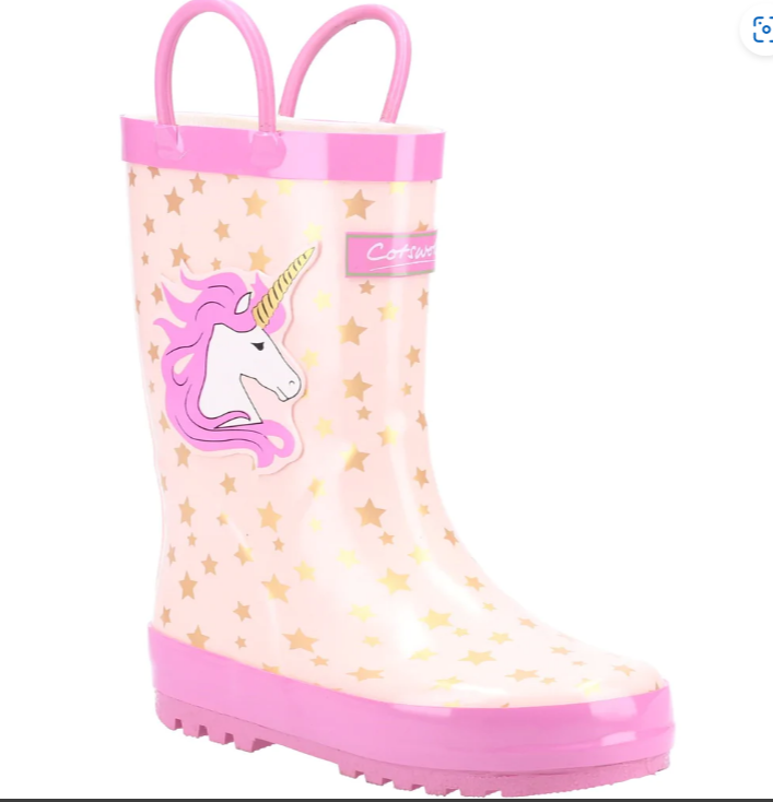 toddler girl unicorn rain boots