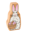 Lanka Kade Natural white and pink Easter bunny - Elves & the Shoemaker
