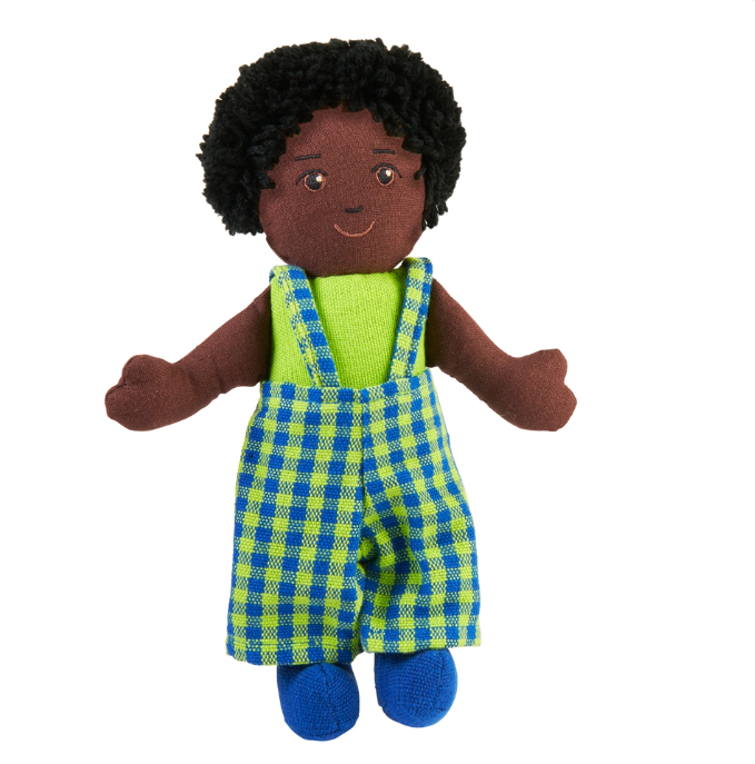 Lanka Kade Boy doll - black skin black hair - Elves & the Shoemaker