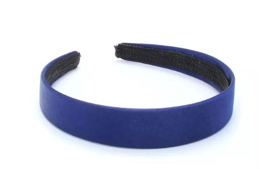 2.5cm Wide Navy Satin Aliceband - Elves & the Shoemaker