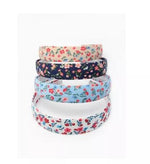2.8cm Wide Cotton Covered Floral Fabric Aliceband - Elves & the Shoemaker