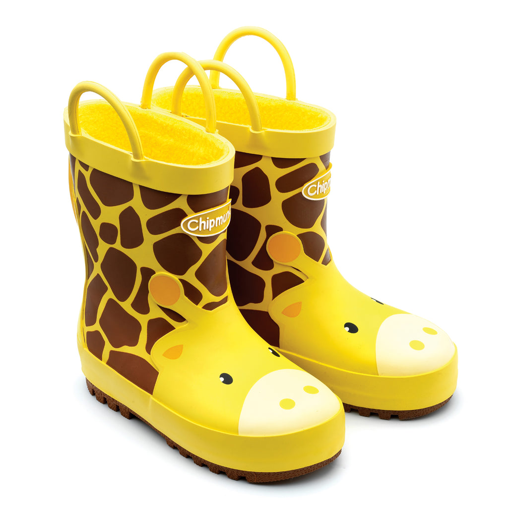 Chipmunks Gabe Giraffe Wellington Boot - Elves & the Shoemaker