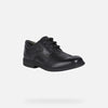Geox Frederico Black Leather Lace Up School Shoe - Elves & the Shoemaker