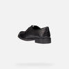 Geox Agata - Black Smooth Leather Lace Up School Shoe - Elves & the Shoemaker