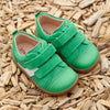 Start Rite Maze Green Suede/Leather/Canvas Riptape Shoe - Elves & the Shoemaker
