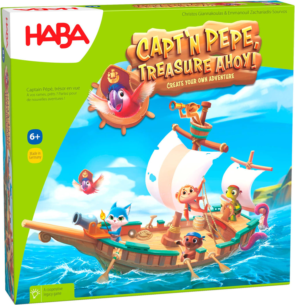 HABA Capt'n Pepe - Treasure Ahoy!-Board Game - Elves & the Shoemaker