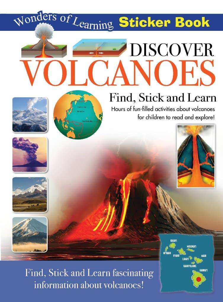 Sticker Book - Discover Volcanoes - Elves & the Shoemaker