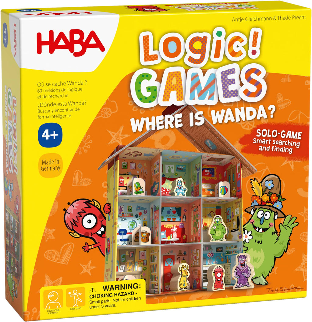 HABA Logic! GAMES – Where is Wanda? - Board Game - Elves & the Shoemaker