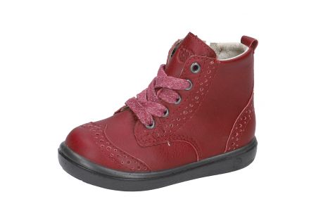 Ricosta Jenny Ankle Boot Red leather - Elves & the Shoemaker