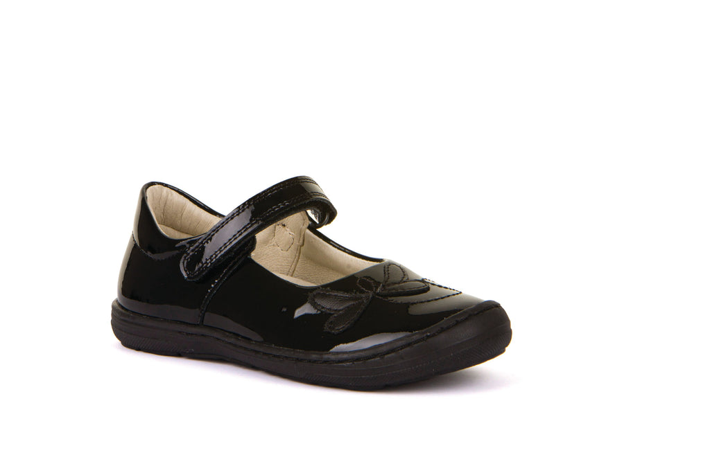 Froddo Mia DF Mary Jane Black Patent Leather  School shoe - Elves & the Shoemaker
