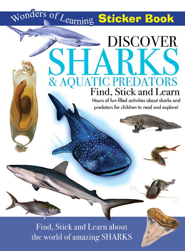 Sticker Book - Discover Sharks - Elves & the Shoemaker