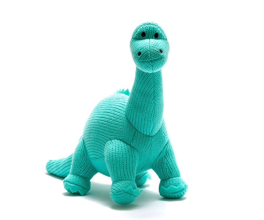 Best Years Ice Blue Knitted Diplodocus Dinosaur - Elves & the Shoemaker