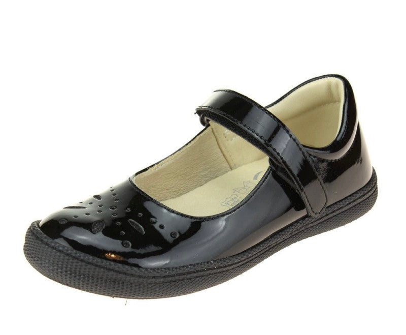 Primigi black patent school shoe - Elves & the Shoemaker