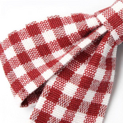 Gingham Fabric Bow Clip 8cm - Elves & the Shoemaker