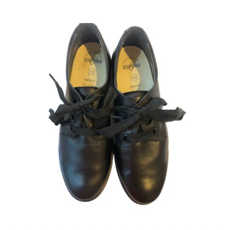 Primigi black lace up school shoe - Elves & the Shoemaker