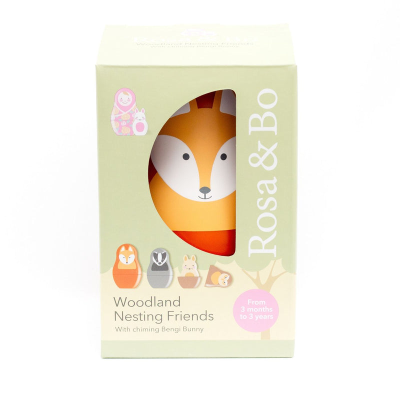Rosa & Bo Woodland Friends Nesting Babies with Chiming Benji Bunny - Elves & the Shoemaker